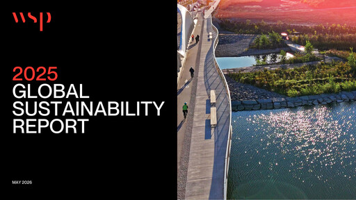 Thumbnail WSP Global
 Sustainability Report 2025