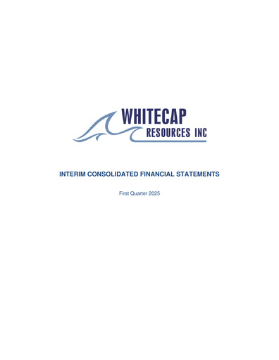Thumbnail Whitecap Resources Quarterly Report 2025-q1