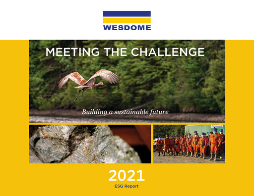 Thumbnail Wesdome Gold Mines ESG Report 2021