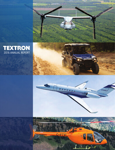 Thumbnail Textron Annual Report 2016