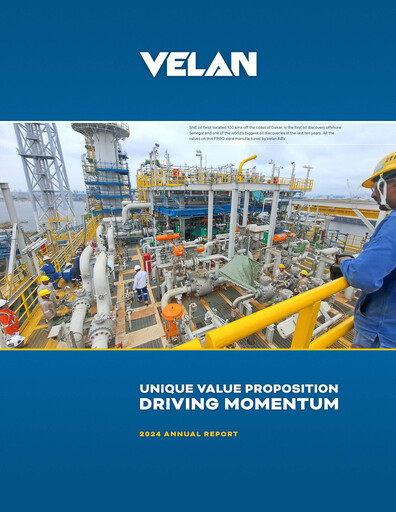 Thumbnail Velan Annual Report 2024