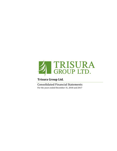Thumbnail Trisura Group Financial Statement 2018