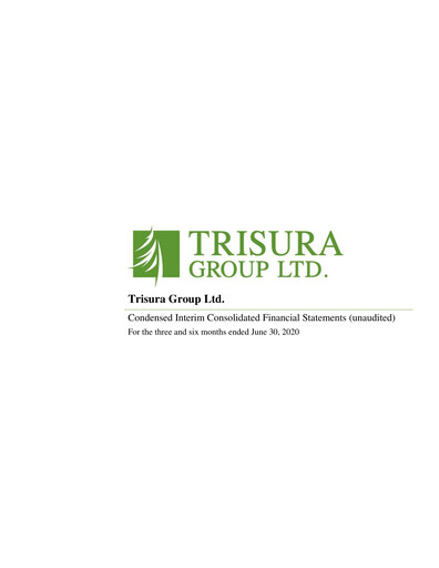 Thumbnail Trisura Group Quarterly Report 2020-q2