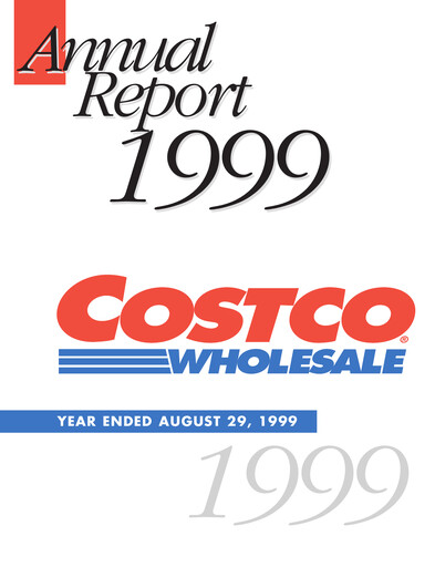 Thumbnail Costco Annual Report 1999