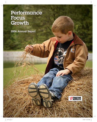 Thumbnail Tractor Supply Annual Report 2006
