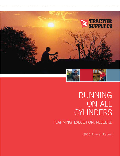 Thumbnail Tractor Supply Annual Report 2010