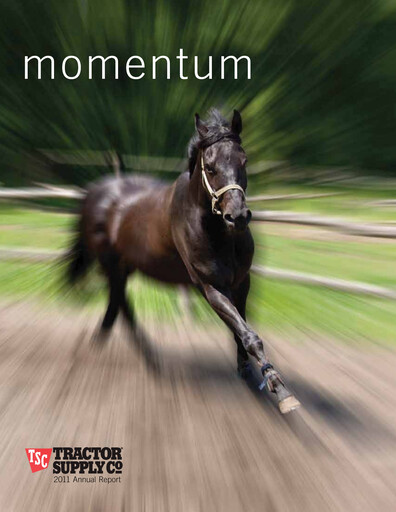 Thumbnail Tractor Supply Annual Report 2011