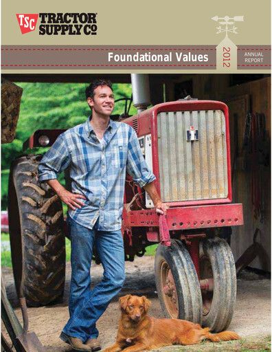 Thumbnail Tractor Supply Annual Report 2012