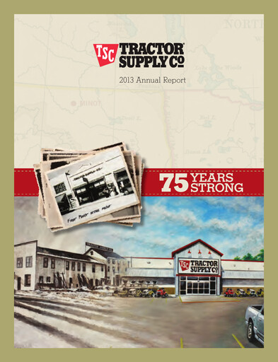 Thumbnail Tractor Supply Annual Report 2013
