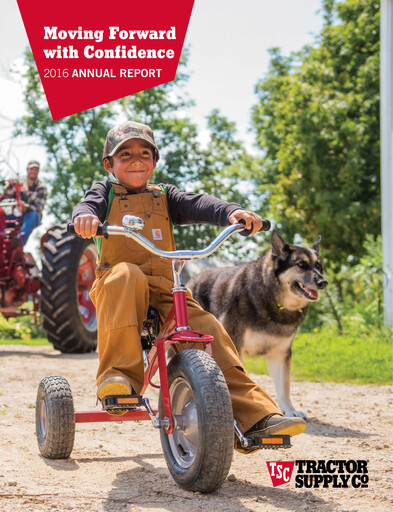 Thumbnail Tractor Supply Annual Report 2016
