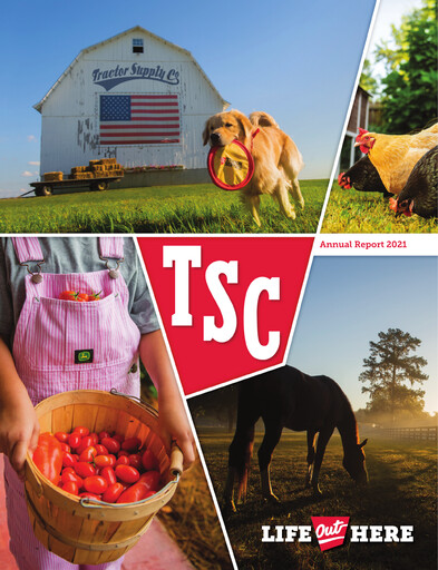 Thumbnail Tractor Supply Annual Report 2021