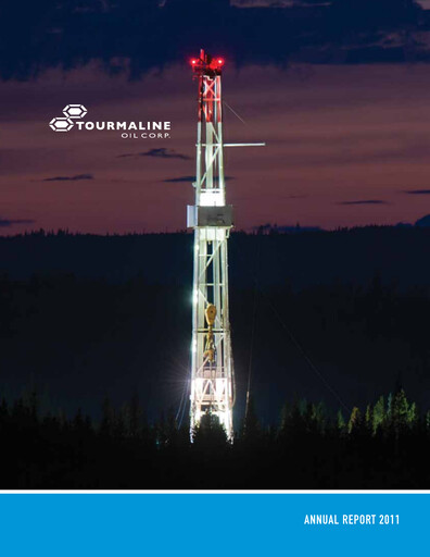 Vorschaubild Tourmaline Oil
 Jahresbericht 2011