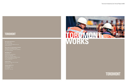 Thumbnail Toromont Annual Report 2005
