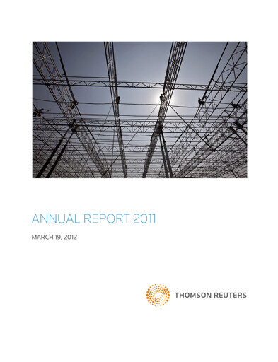 Thumbnail Thomson Reuters
 Annual Report 2011
