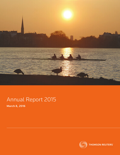 Thumbnail Thomson Reuters
 Annual Report 2015