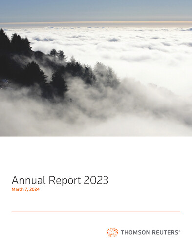Thumbnail Thomson Reuters
 Annual Report 2023