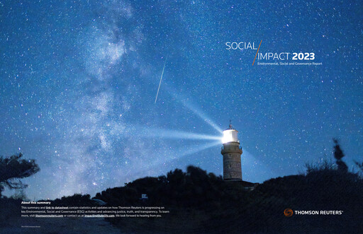 Vorschaubild Thomson Reuters
 ESG-Bericht 2023