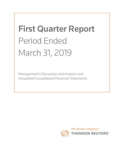 Vorschaubild Thomson Reuters
 Quartalsbericht 2019-q1
