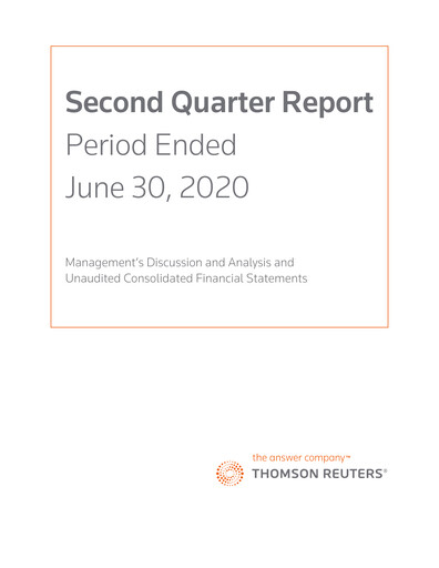Vorschaubild Thomson Reuters
 Quartalsbericht 2020-q2