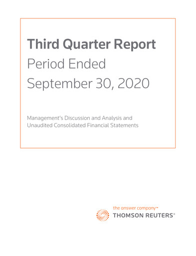 Vorschaubild Thomson Reuters
 Quartalsbericht 2020-q3