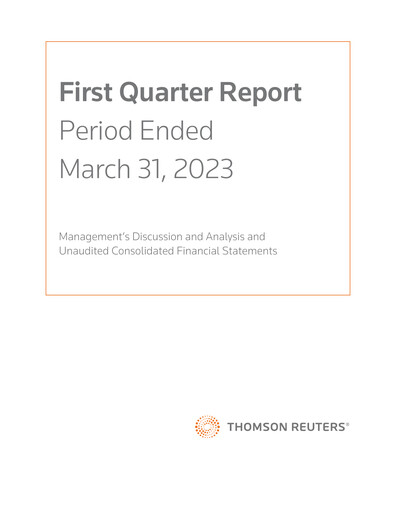 Vorschaubild Thomson Reuters
 Quartalsbericht 2023-q1