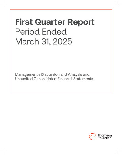 Vorschaubild Thomson Reuters
 Quartalsbericht 2025-q1