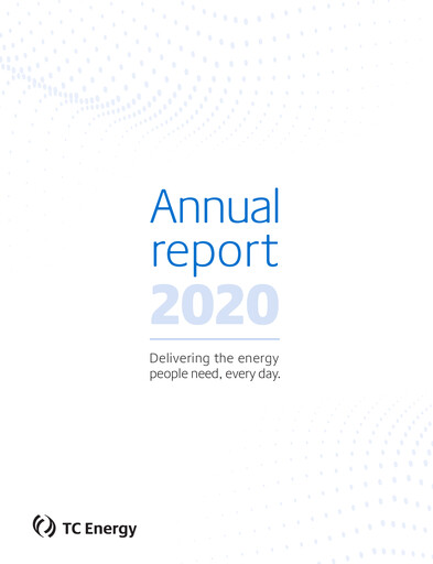 Thumbnail TC Energy
 Annual Report 2020