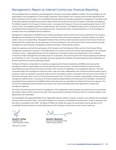 Thumbnail TC Energy
 Financial Statement 2017