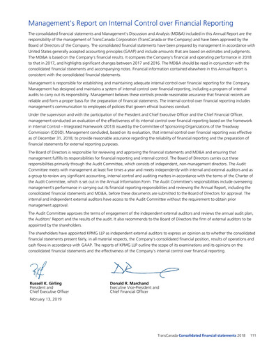 Thumbnail TC Energy
 Financial Statement 2018