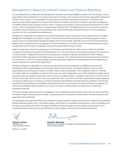 Thumbnail TC Energy
 Financial Statement 2019