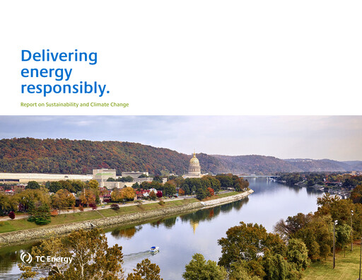 Thumbnail TC Energy
 Sustainability Report 2019