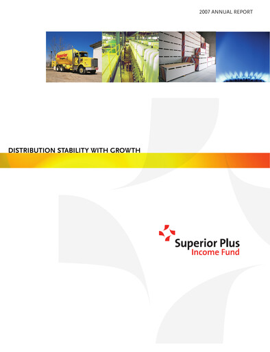 Thumbnail Superior Plus Annual Report 2007