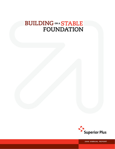 Thumbnail Superior Plus Annual Report 2009