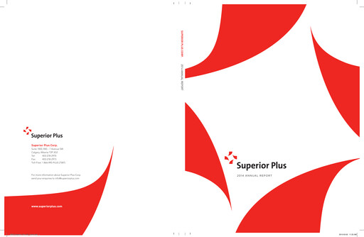 Thumbnail Superior Plus Annual Report 2014