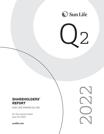 Miniature Sun Life Financial
 Rapport trimestriel 2022-q2