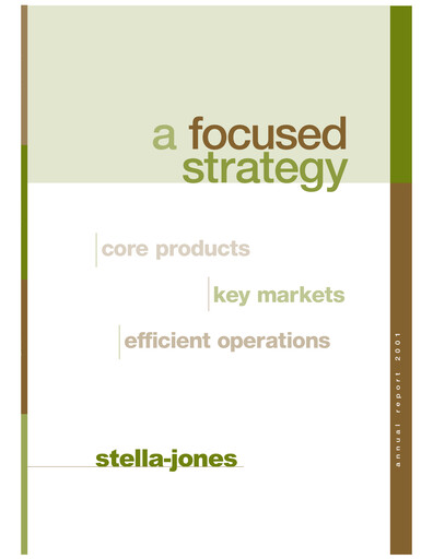 Vorschaubild Stella-Jones Jahresbericht 2001