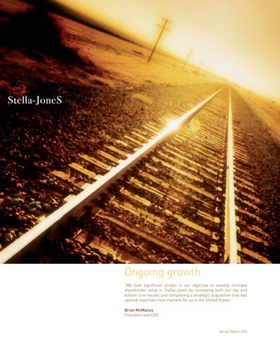 Vorschaubild Stella-Jones Jahresbericht 2005
