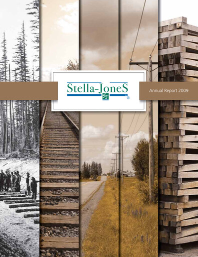 Vorschaubild Stella-Jones Jahresbericht 2009