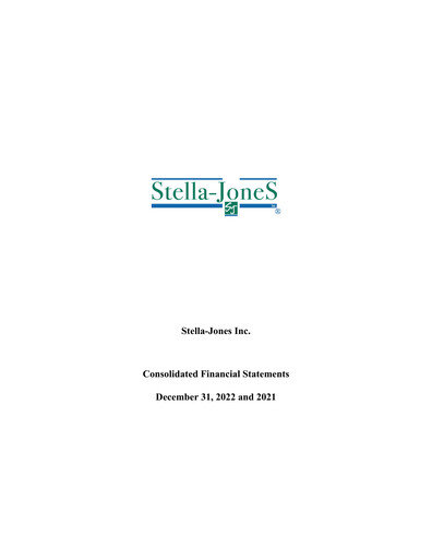 Thumbnail Stella-Jones Financial Statement fy2022