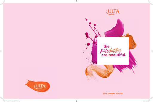 Miniature ULTA Beauty
 Rapport annuel 2019