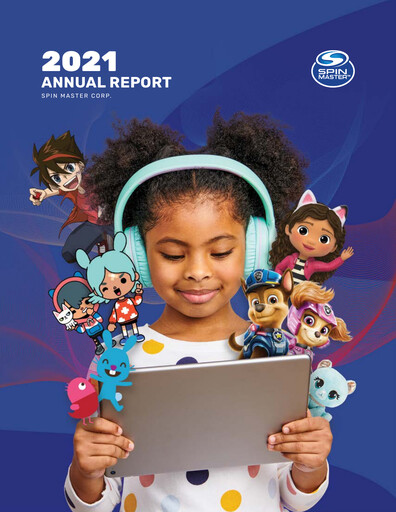 Miniature Spin Master Rapport annuel 2021