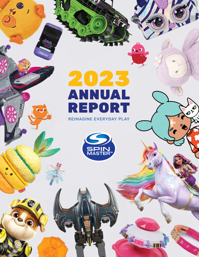 Miniature Spin Master Rapport annuel 2023