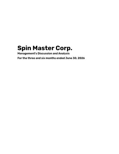 Thumbnail Spin Master Quarterly Report 2026-q2