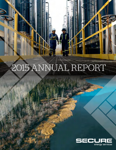 Thumbnail Secure Energy Services Annual Report 2015