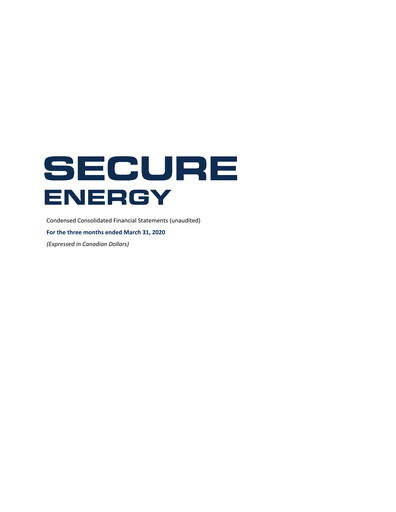 Thumbnail Secure Energy Services Quarterly Report 2020-q1
