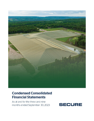 Thumbnail Secure Energy Services Quarterly Report 2023-q3
