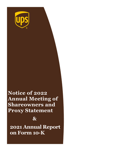 Thumbnail United Parcel Service Annual Report 2021