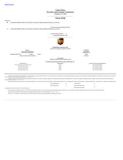 Thumbnail United Parcel Service Quarterly Report 2023-q2