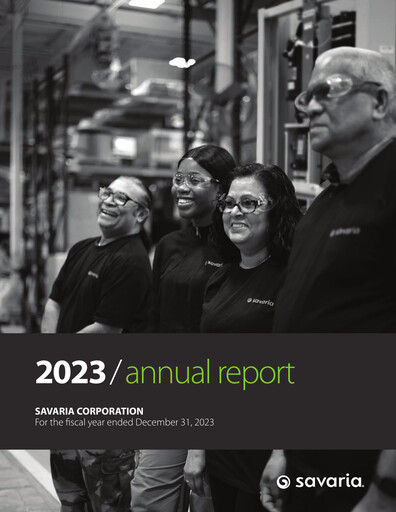 Thumbnail Savaria Corporation Annual Report 2023