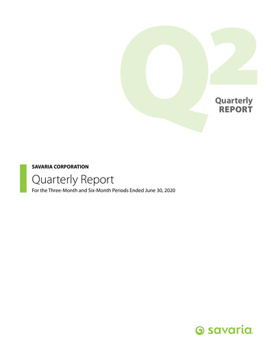 Thumbnail Savaria Corporation Quarterly Report 2020-q2